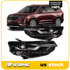 Pair Full LED Headlights for Cadillac XT6 (2020–2025)