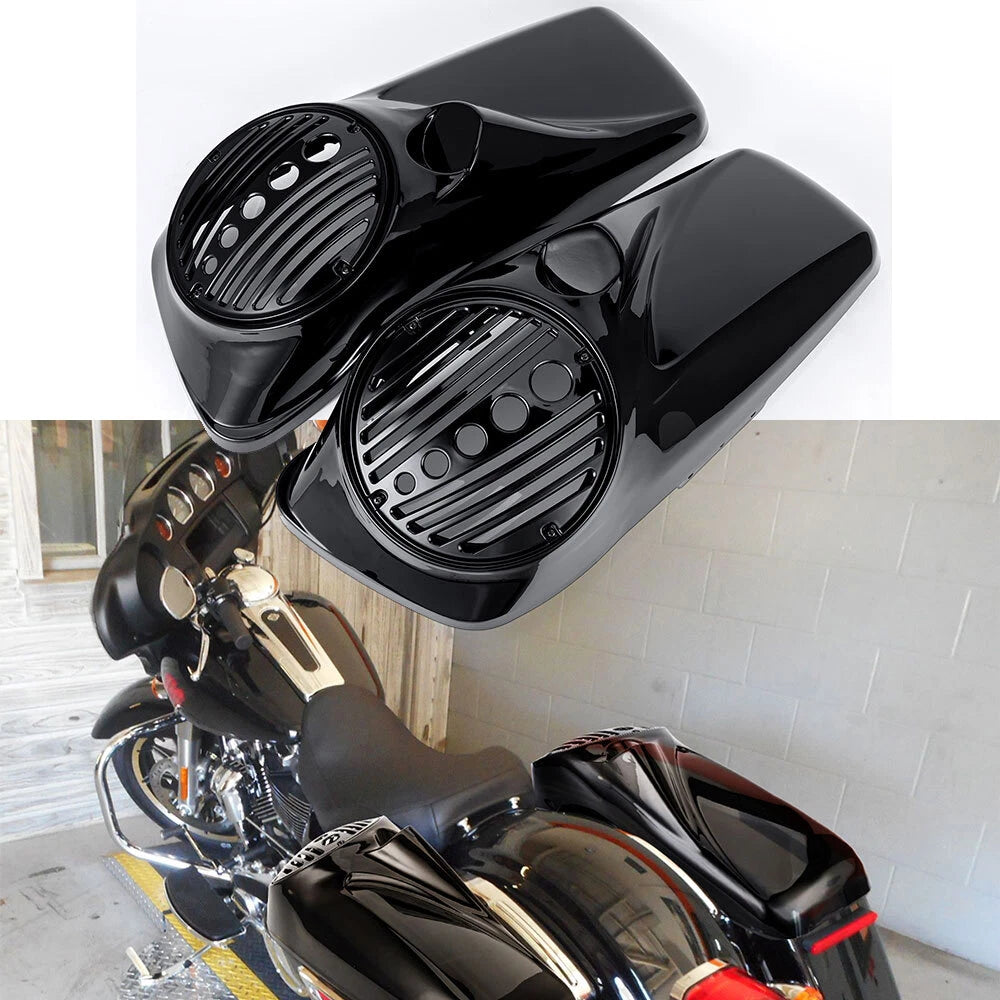 8" Speaker Lids with Tweeter Port for Harley Touring Models (2014–2025)