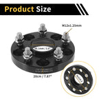 2X Wheel Spacer 5x114.3mm 66.1mm M12x1.25 for Nissan Altima 
