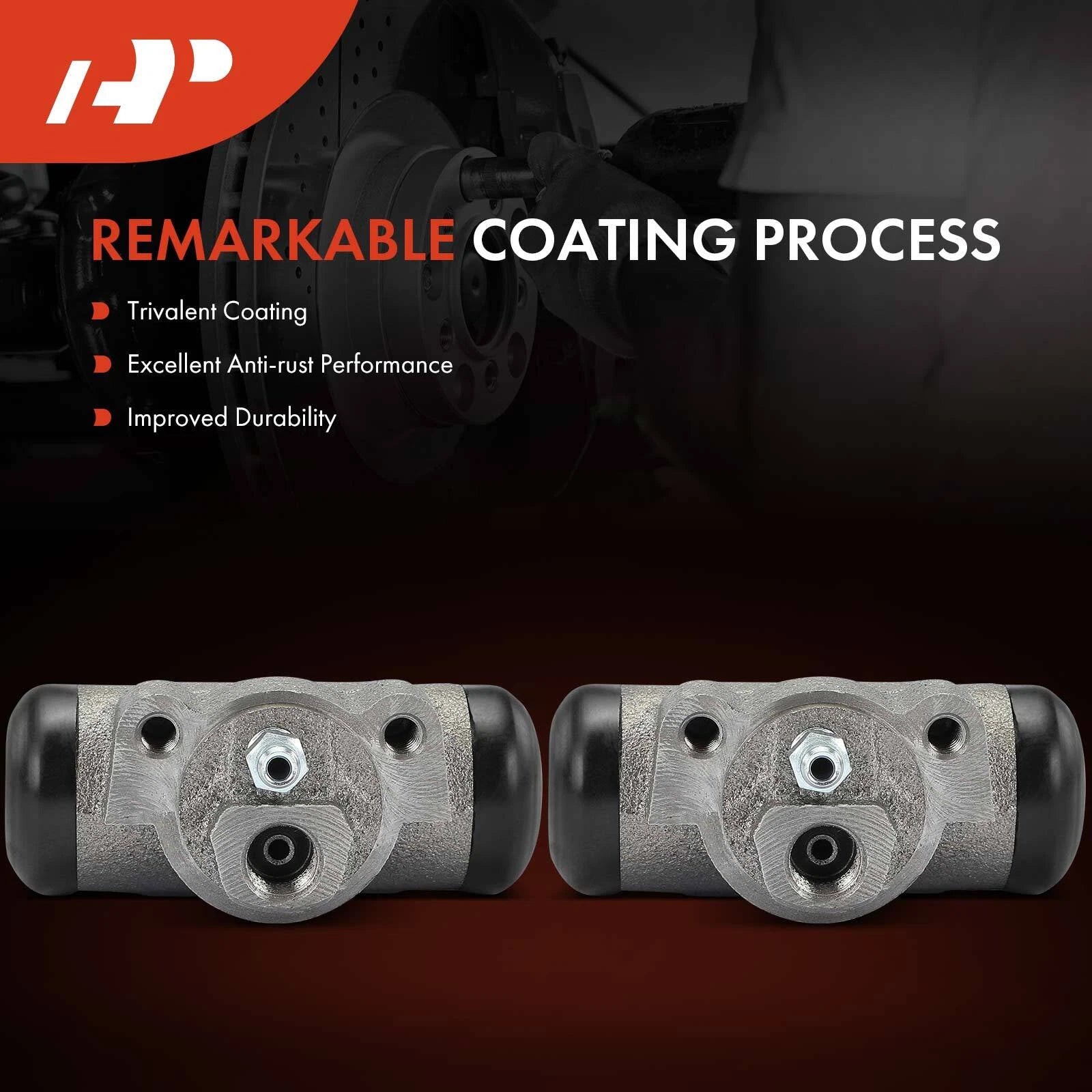 2Pcs Rear Drum Brake Wheel Cylinder for Ford Aerostar (1986–1989)