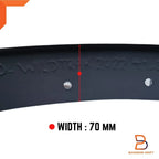 3" Slim Fender Flares for Ford Ranger P703 Wildtrak (2022-2023)