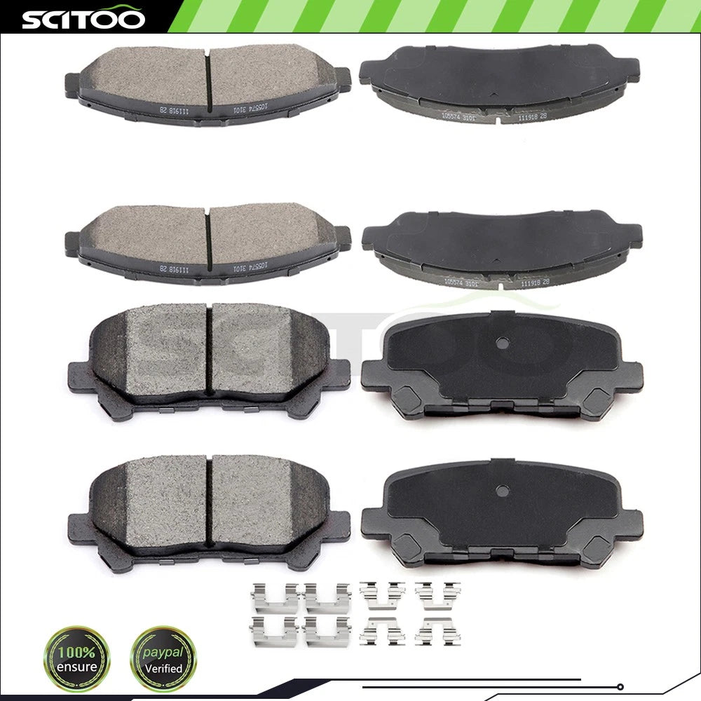 Brake Pads Kit for Honda Pilot (2009–2011) - Low Dust