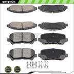 Brake Pads Kit for Honda Pilot (2009–2011) - Low Dust