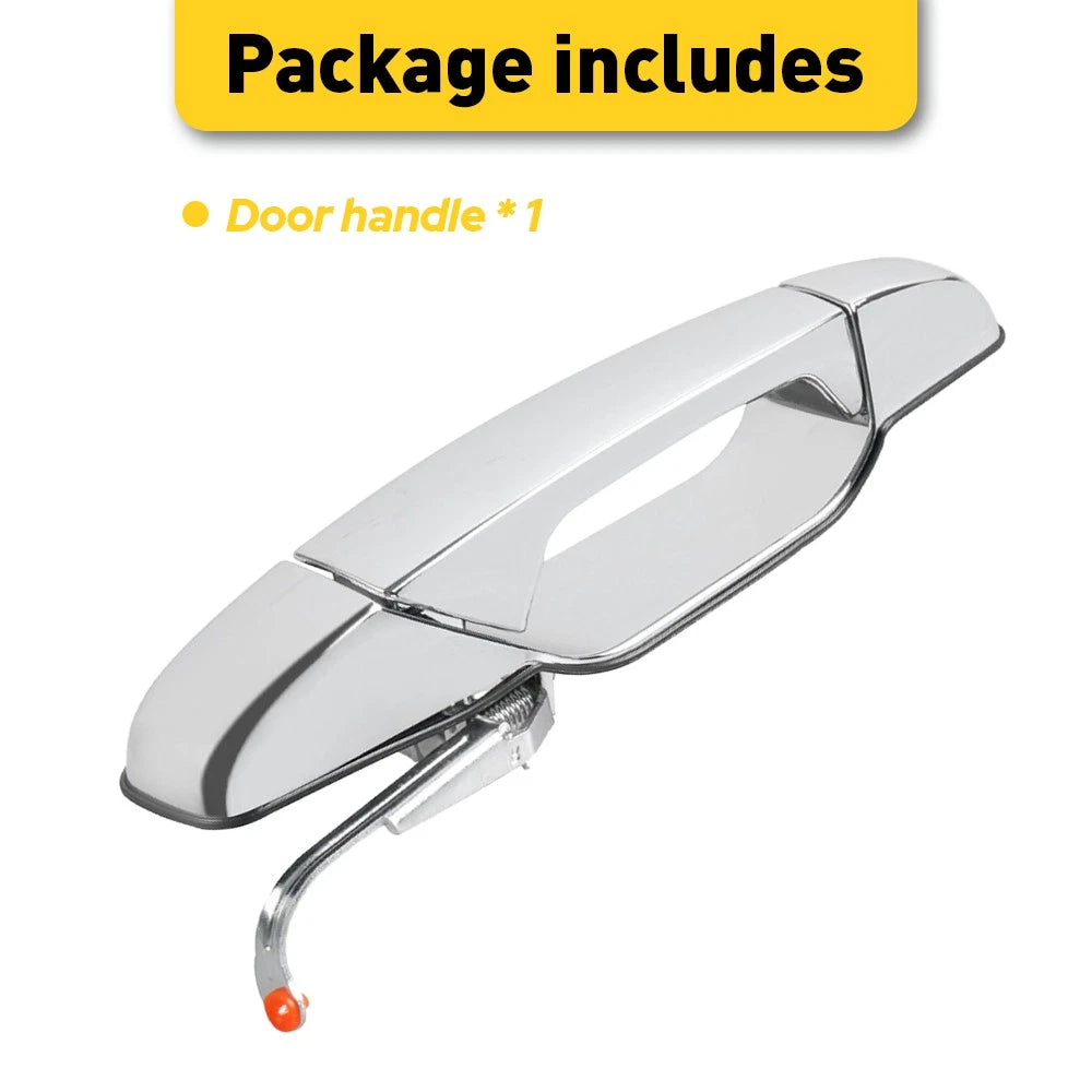Chrome Rear Driver Left Door Handle for Cadillac Escalade, Silverado (2007-2013)