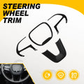 Black Steering Wheel Frame Trim for Dodge Charger/Challenger (2015–2023)