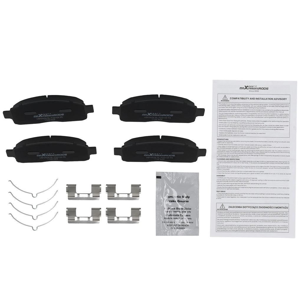Front Brake Pads Kit for Ford F-150 (2004-2009)