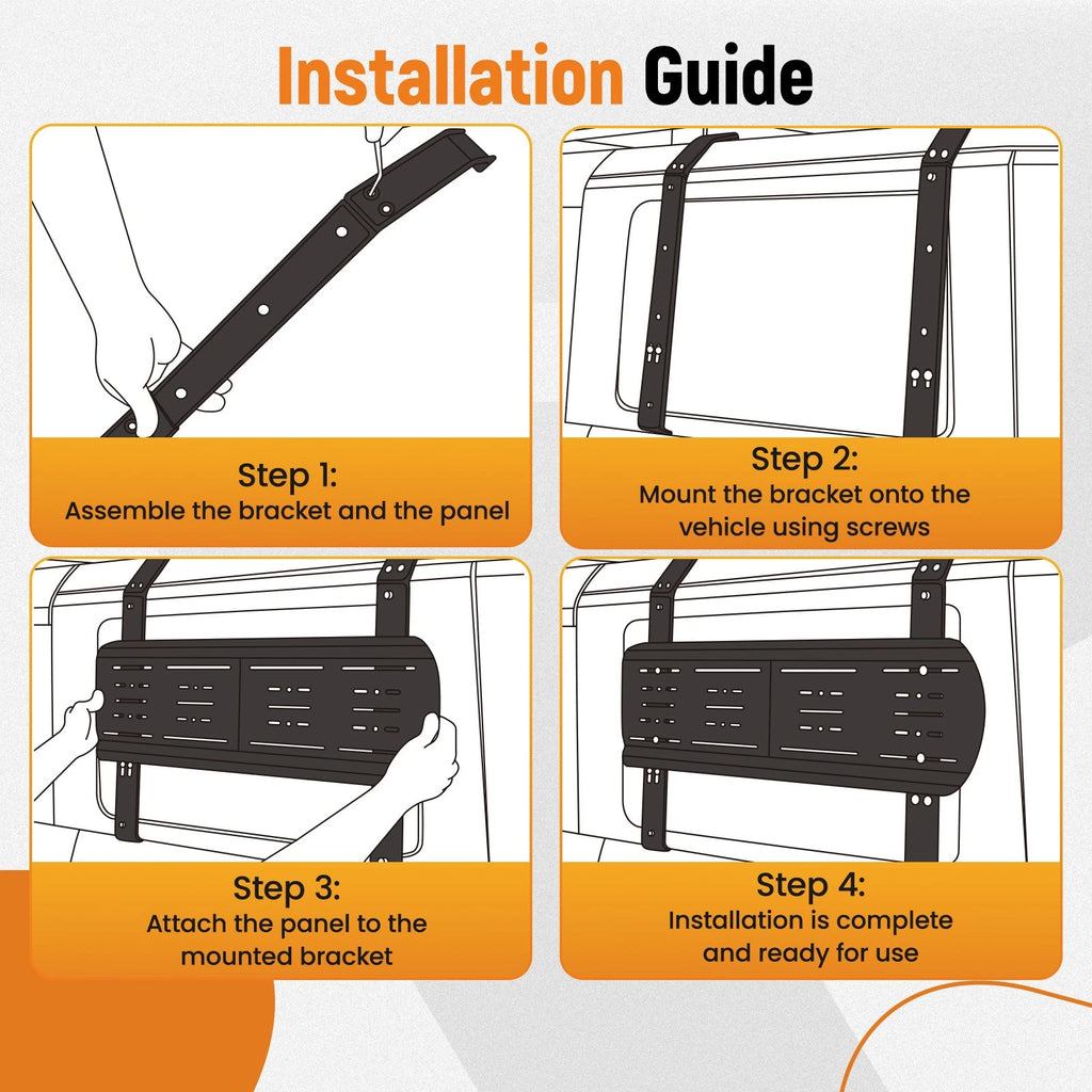 Gas Can Mounting System for Jeep Wrangler JL (2018-2026) Steel