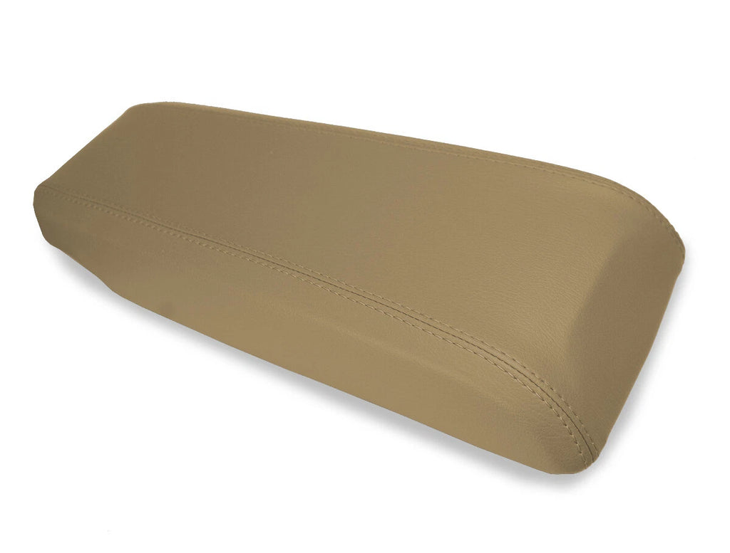 Leather Console Lid Armrest Cover for Mazda CX-7 (2007–2012) Beige