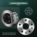 2X Wheel Spacers 5x110 1" 12x1.5 for Pontiac G6 Chevrolet Cobalt HHR Malibu (2005–2010)
