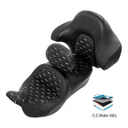 Gel Seat Pad Set for Harley Touring FLHT (2014–2023) with Backrests