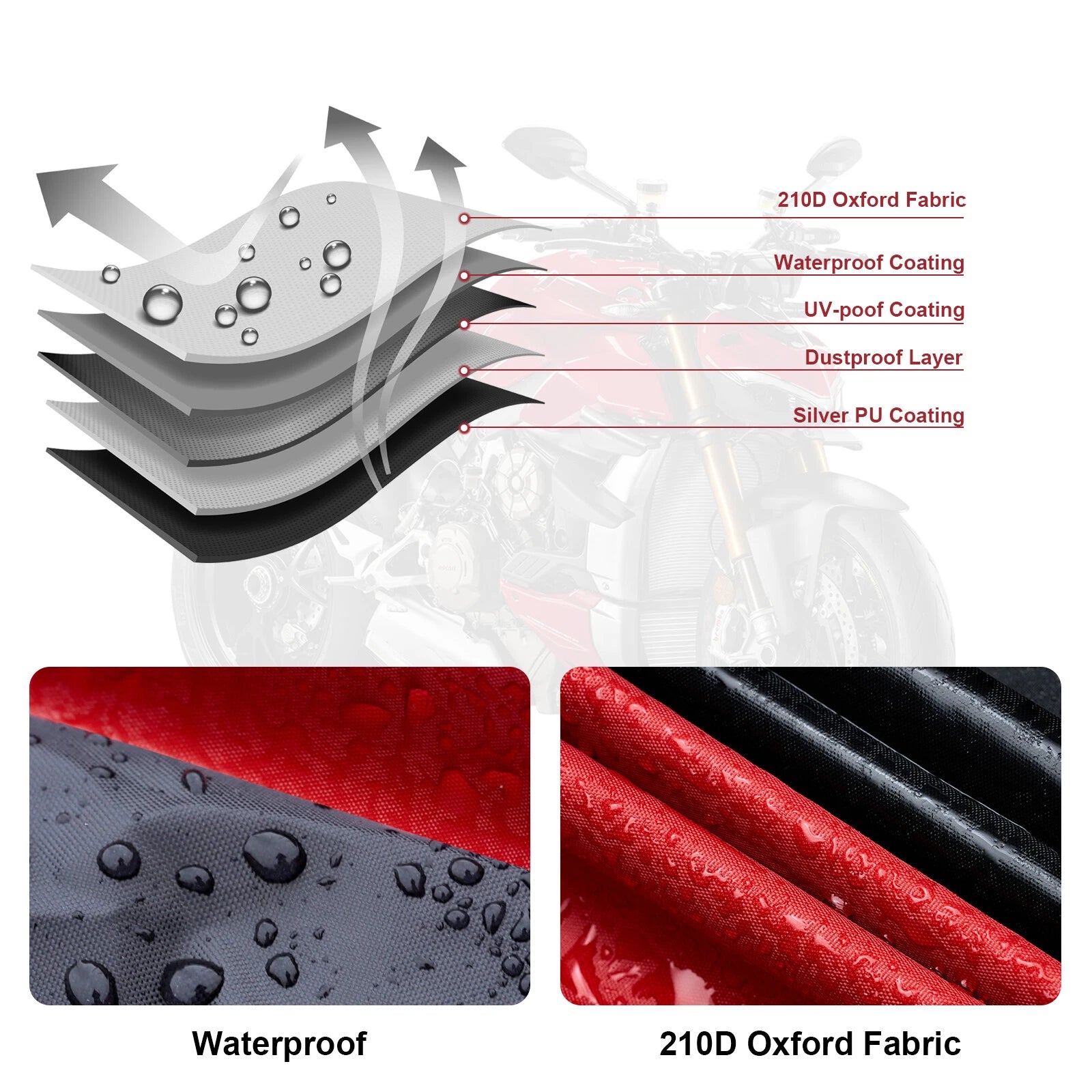 XXXL Waterproof Motorbike Cover for Harley Davidson Street Glide (2006–2023)