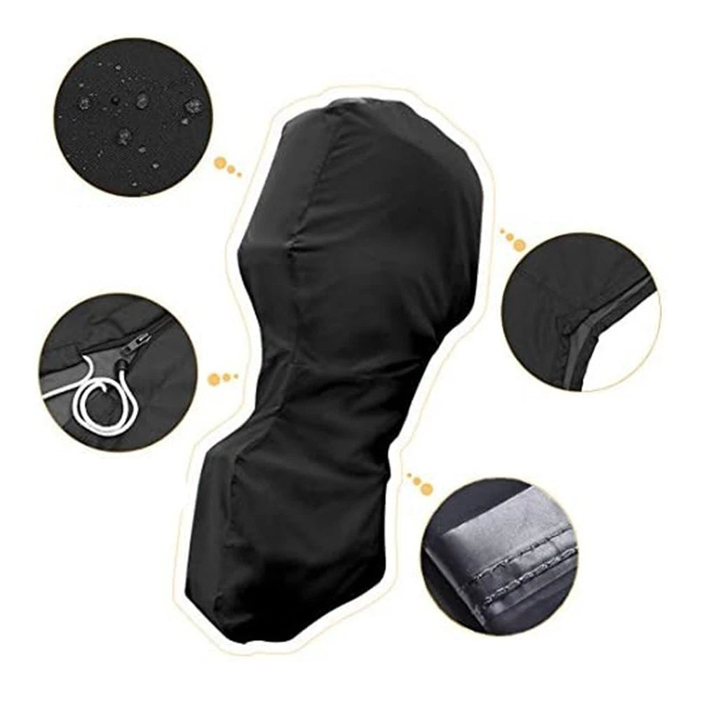 Heavy Duty Waterproof Outboard Motor Cover for 250 350 HP Engines (N/A)