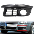 Left Front Bumper Fog Light Lamp Cover w/ Chrome Trim for VW Jetta (2006–2010)