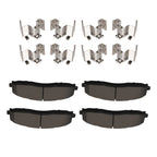 Set of 4 Front Brake Pads for Ford F-250 F-350 Super Duty (2013–2024)