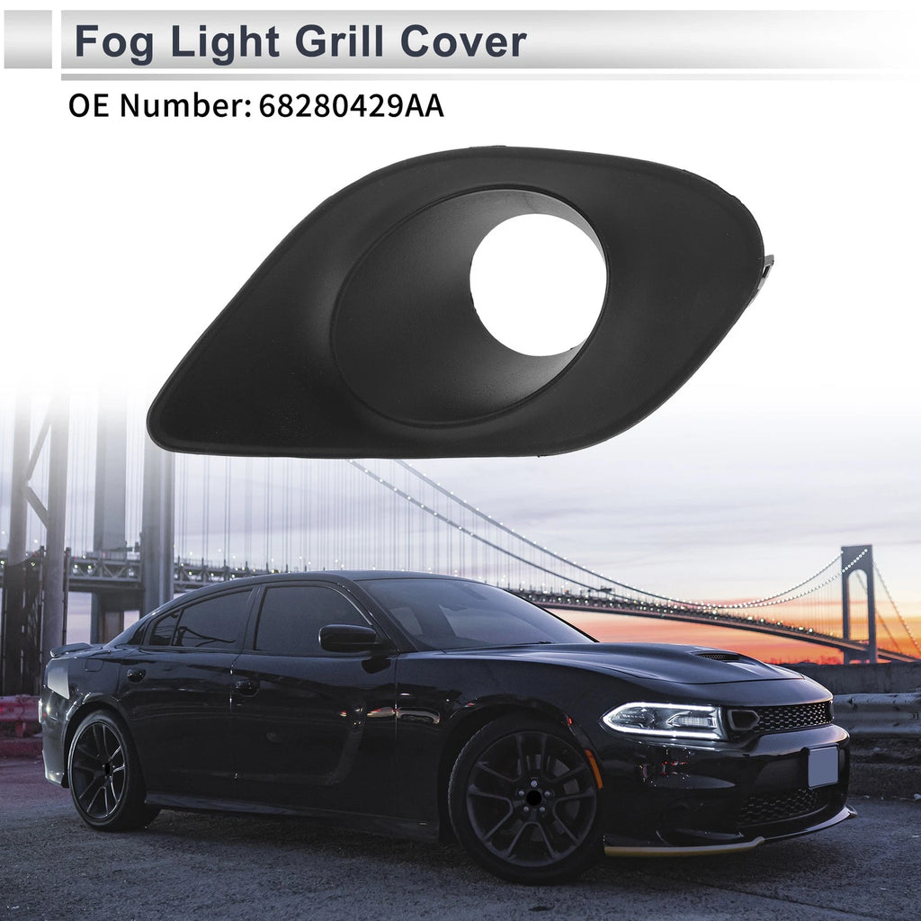 1 Pc Fog Light Grill for Dodge Charger (2015–2020) No. 68280429AA