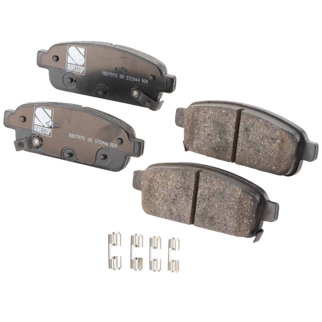 Brake Pad Set for Chevrolet Cruze (2011–2015) Rear FWD