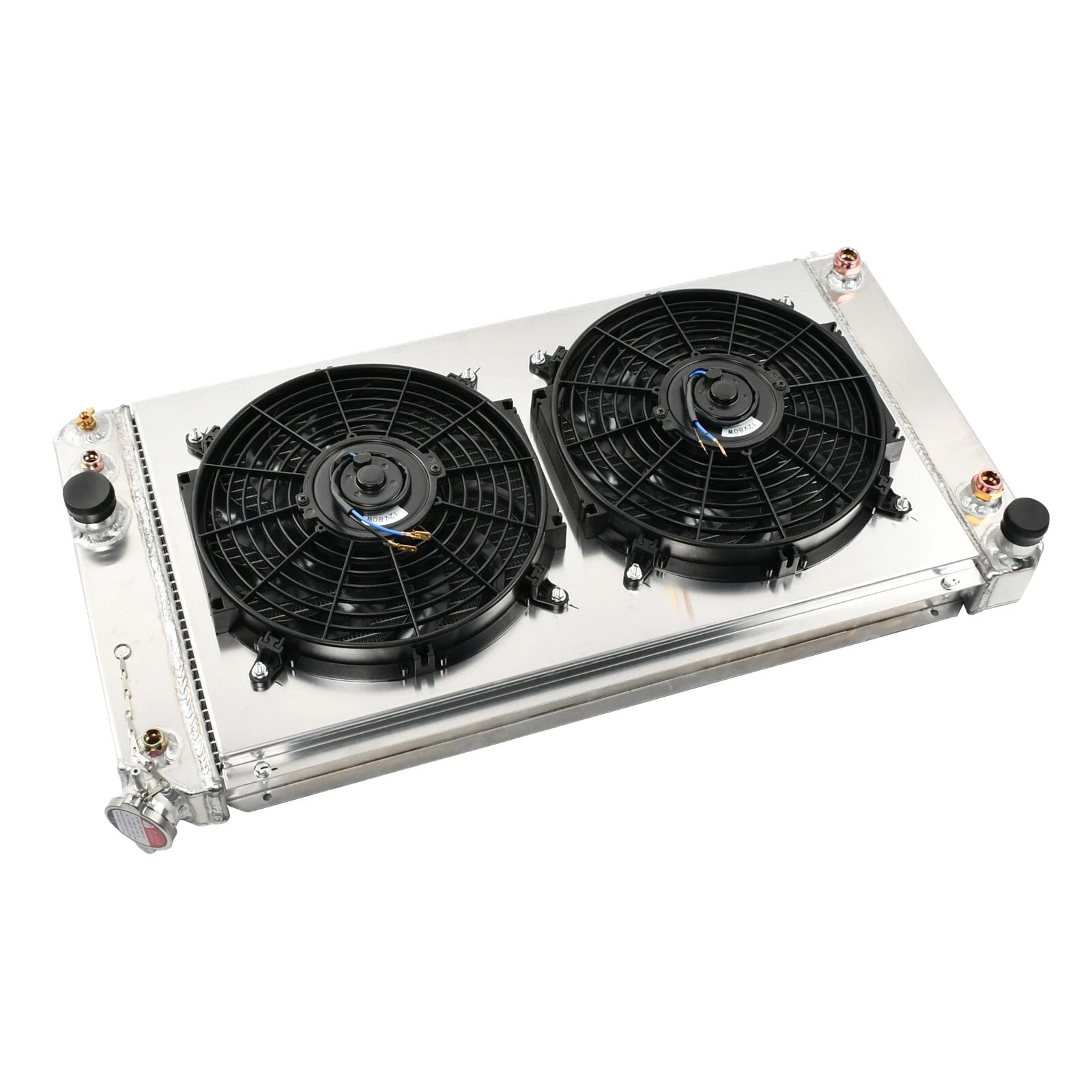 3Row Aluminum Radiator Shroud Fan for Chevy Impala/El Camino (1963–1968)