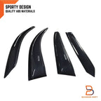 Weather Shield Window Visor Rain Guard for Mazda 3 BP Hatchback (19-23)