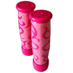 7/8" Pink Rubber Hand Grips for Kawasaki Ninja 250 500 (1988–2009)