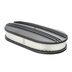 15" Aluminum Oval Air Cleaner Assembly for SBC Chevy Ford