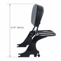 Low Sissy Bar Backrest & Luggage Rack for Harley Sportster XL 883 1200 (2004–2022)
