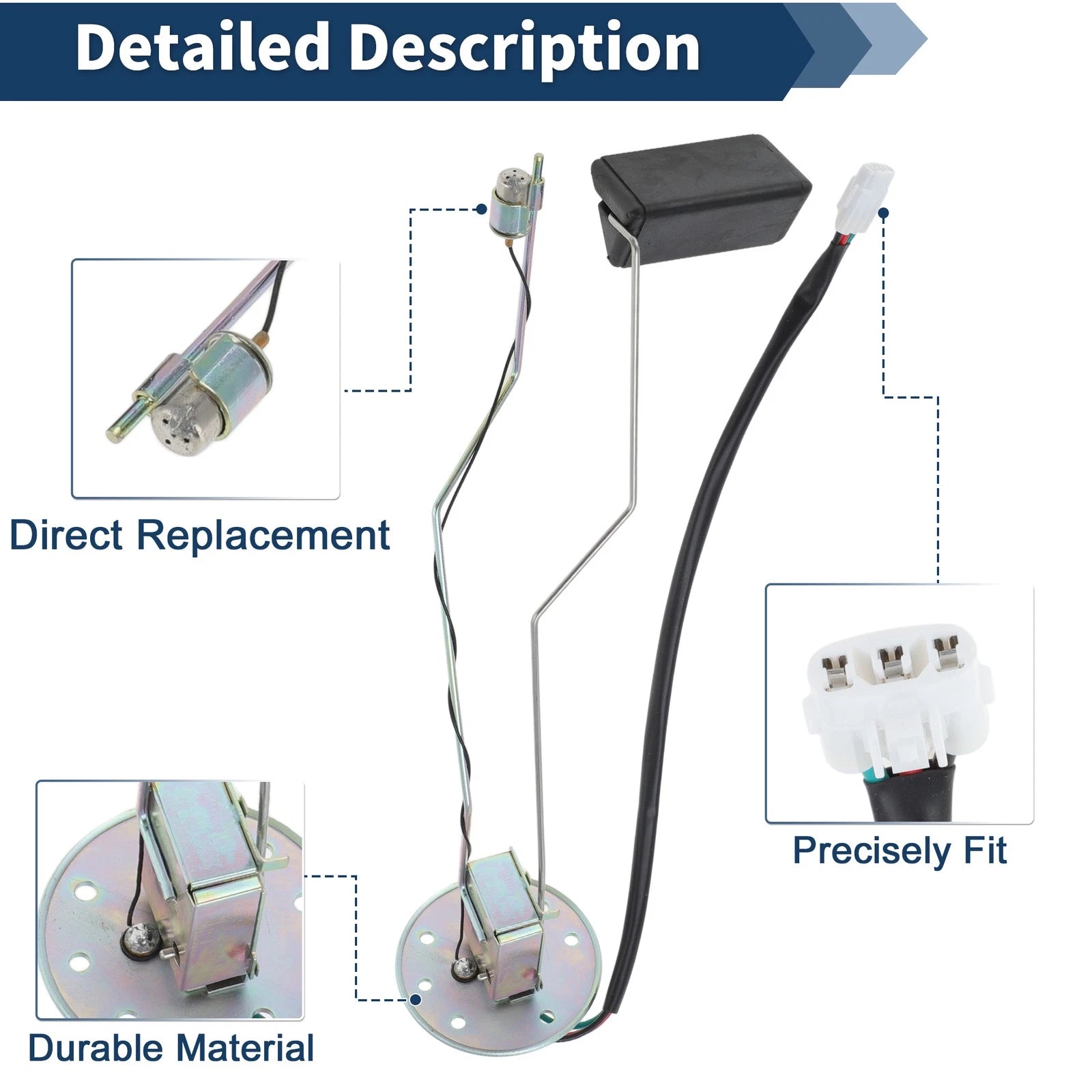 Fuel Pump Tank Sending Unit for Toyota 4Runner Pickup (1985–1989) No. 83320-39695
