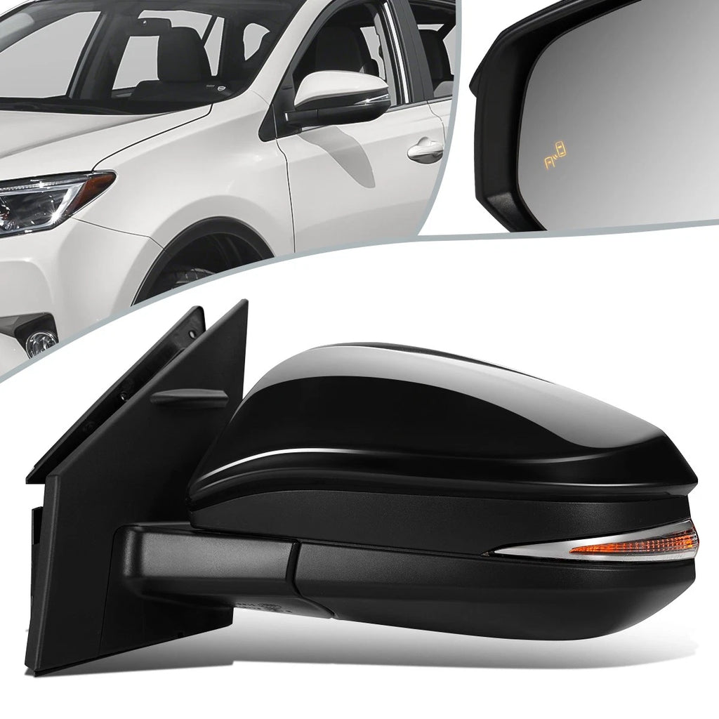 Folding Powered Heated Side Door Mirror for Toyota RAV4 (2015–2018) TO1320343