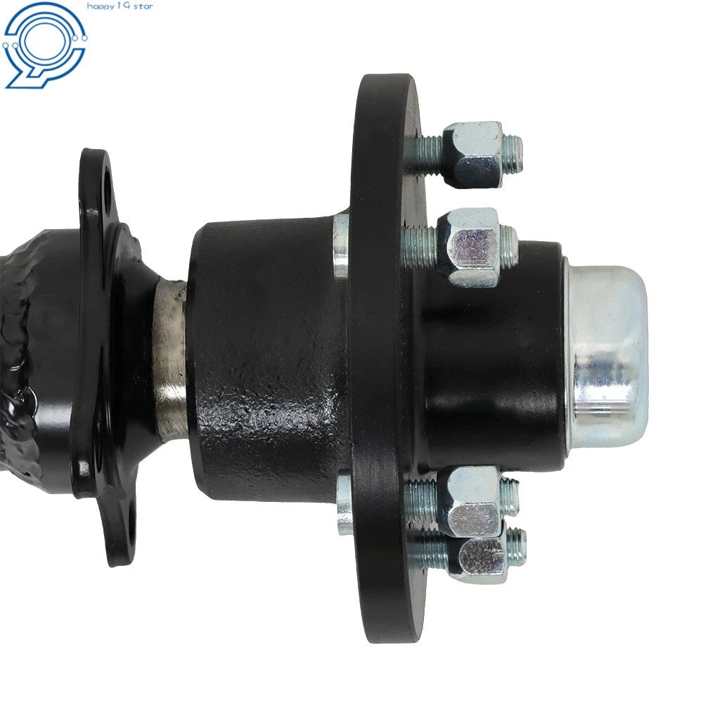 3.5K Trailer Axle for 5 Lug Vehicles (85" Hub Face, 70" Spring Center)