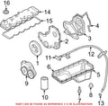 OEM Engine Oil Pan Gasket for Ram 2500 3500 (2010–2023)