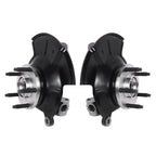 Front Left & Right Steering Knuckle & Wheel Hub Bearing for Ford Edge (2007-2014)