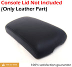 Center Console Armrest Cover for Nissan Rogue (2008–2013) Black Leather