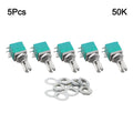 5PCS Sealing Potentiometer with Switch B1K for RV097NS