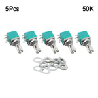 5PCS Sealing Potentiometer with Switch B1K for RV097NS