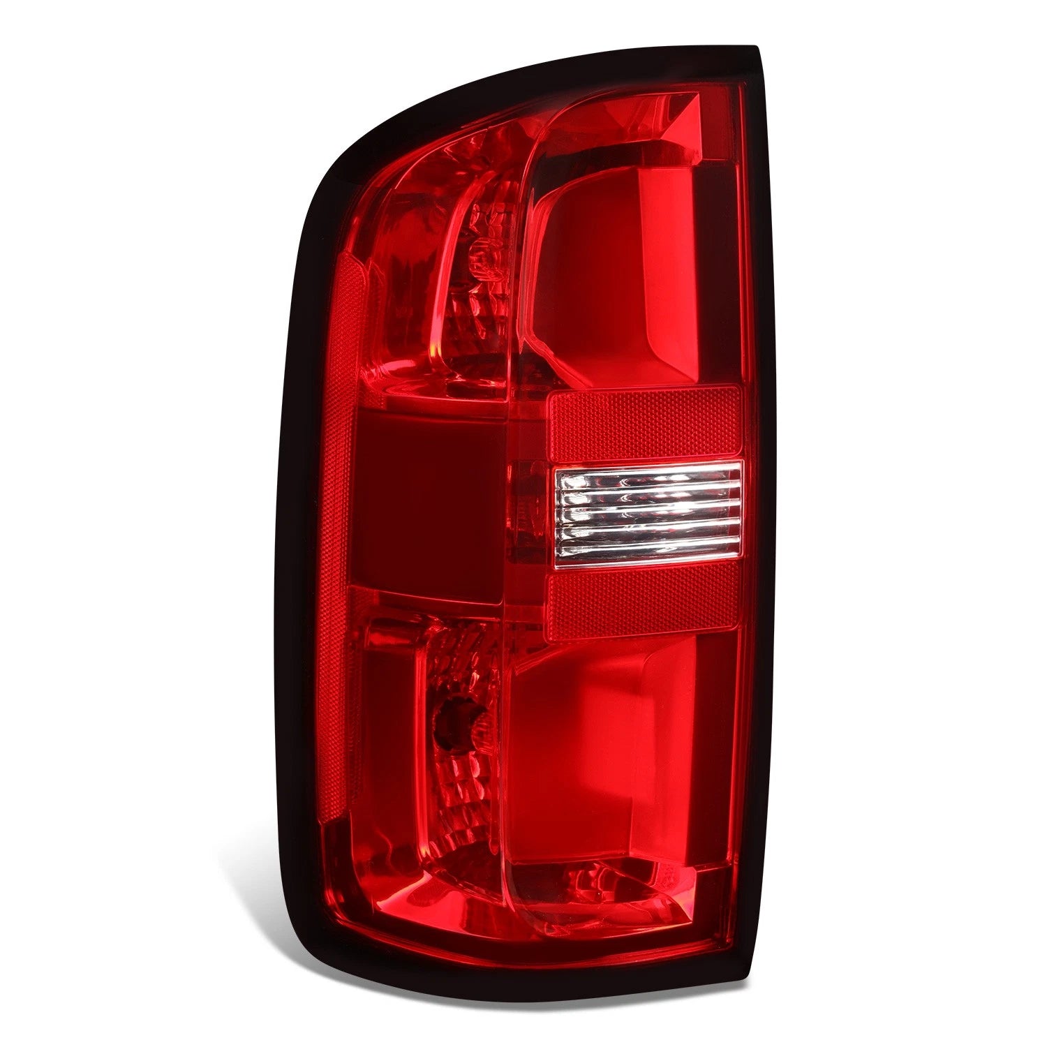 Driver Left Tail Brake Light for Chevy Colorado (2015–2022) - Chrome Housing, Red Lens