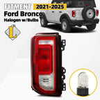 Halogen Tail Light Taillamp for Ford Bronco (2021–2025) Left Driver Side