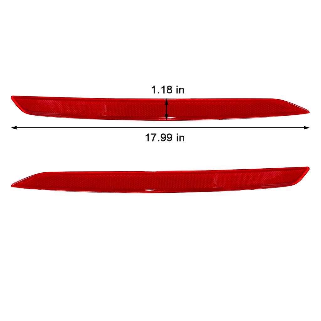 Pair Rear Bumper Reflector Set for Hyundai Elantra (2017–2018)