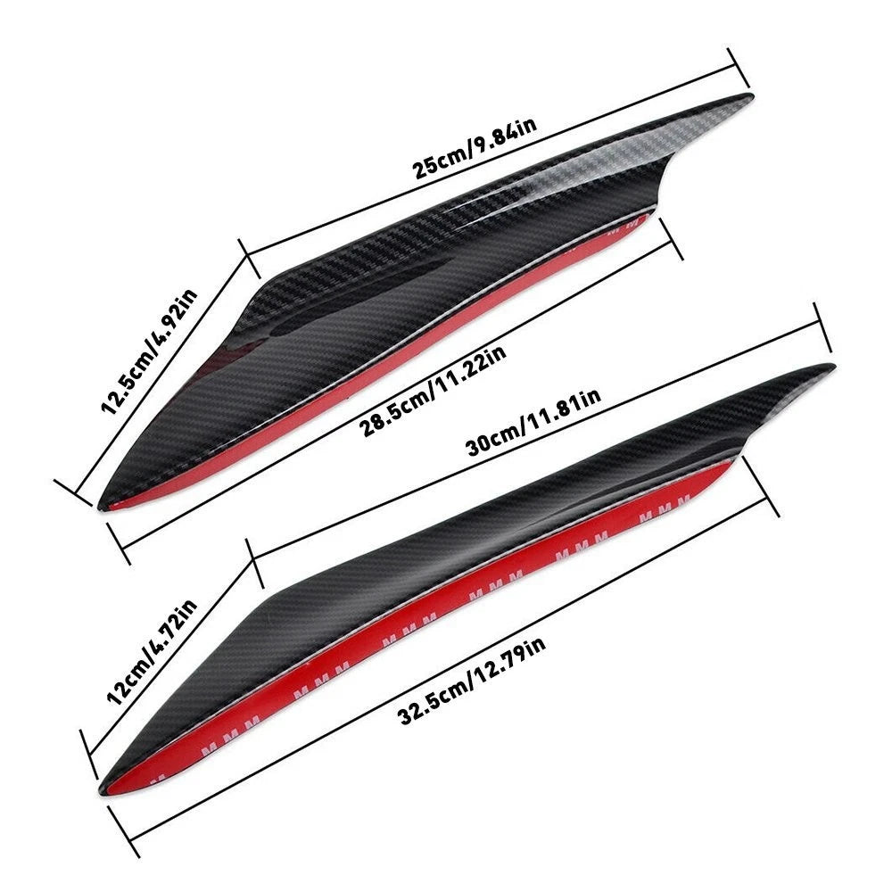 Carbon Fiber Bumper Canard Splitter Diffuser Lip for