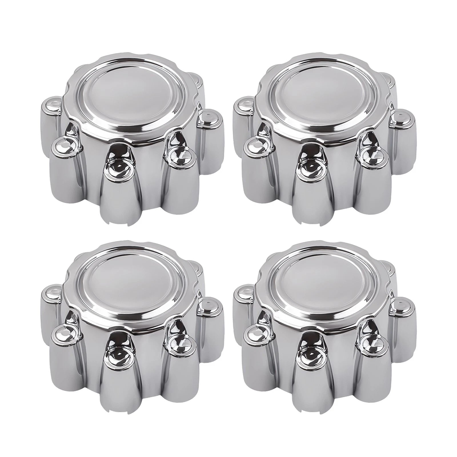 4 Pcs Wheel Center Hub Caps Chrome for Ford F-250 F-350 Super Duty (2011–2016)
