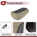 Car Gear Shift Knob Cover for Dodge Journey (2011-2020) - Black Beige Faux Leather