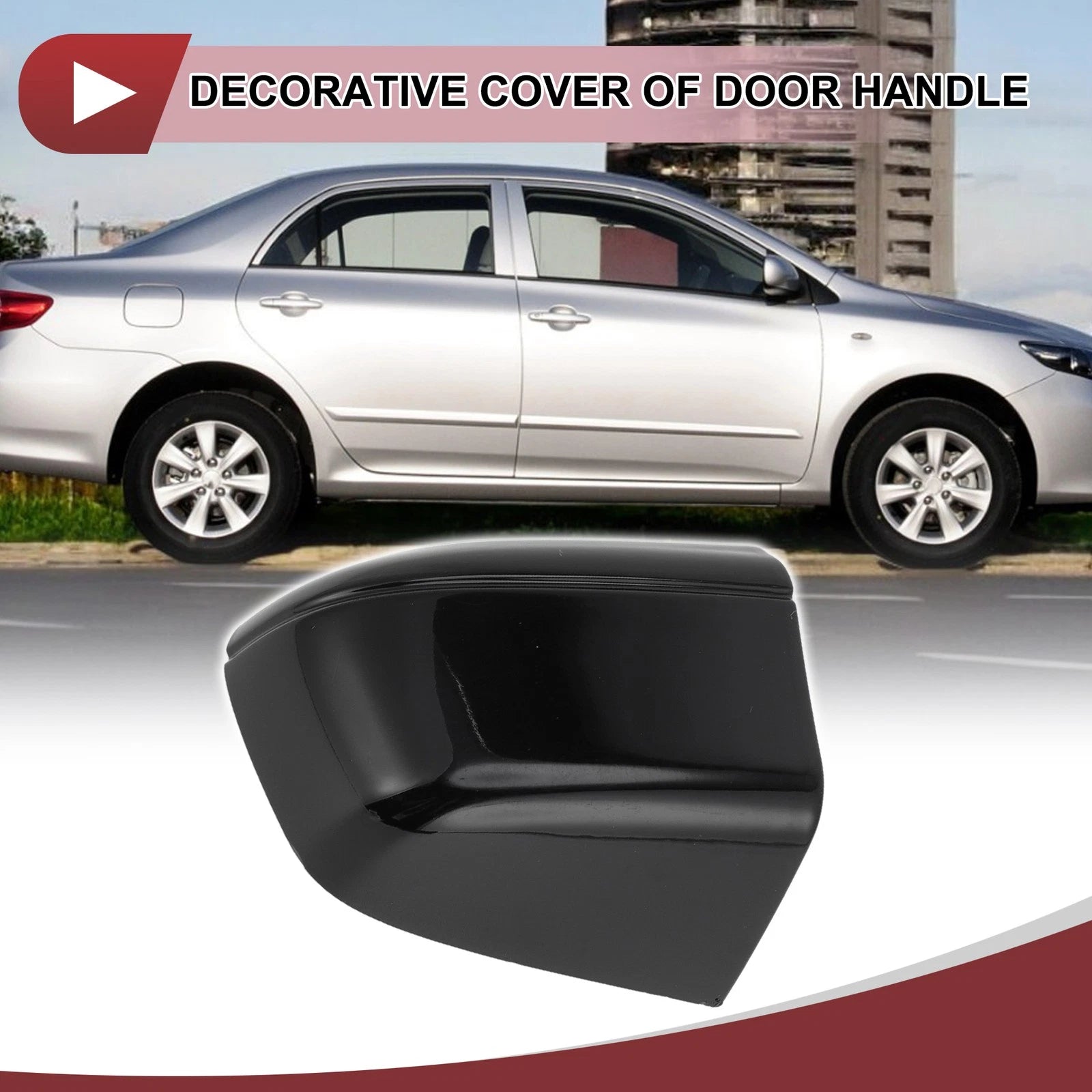 Front Right Door Handle for Honda Accord MK10 (2018–2020) Black ABS