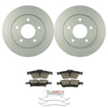 Bosch QuietCast Rear Rotors & Ceramic Brake Pad Kit for Mazda 3 Sedan (2004–2013)