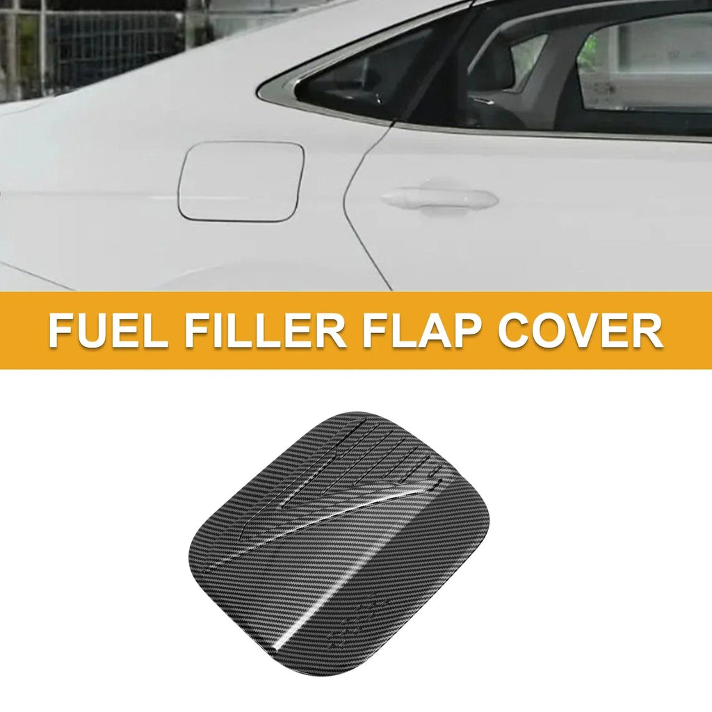 Fuel Tank Door Cap for Hyundai Santa Fe 2024-2025 Gas Tank Flap Carbon Fiber