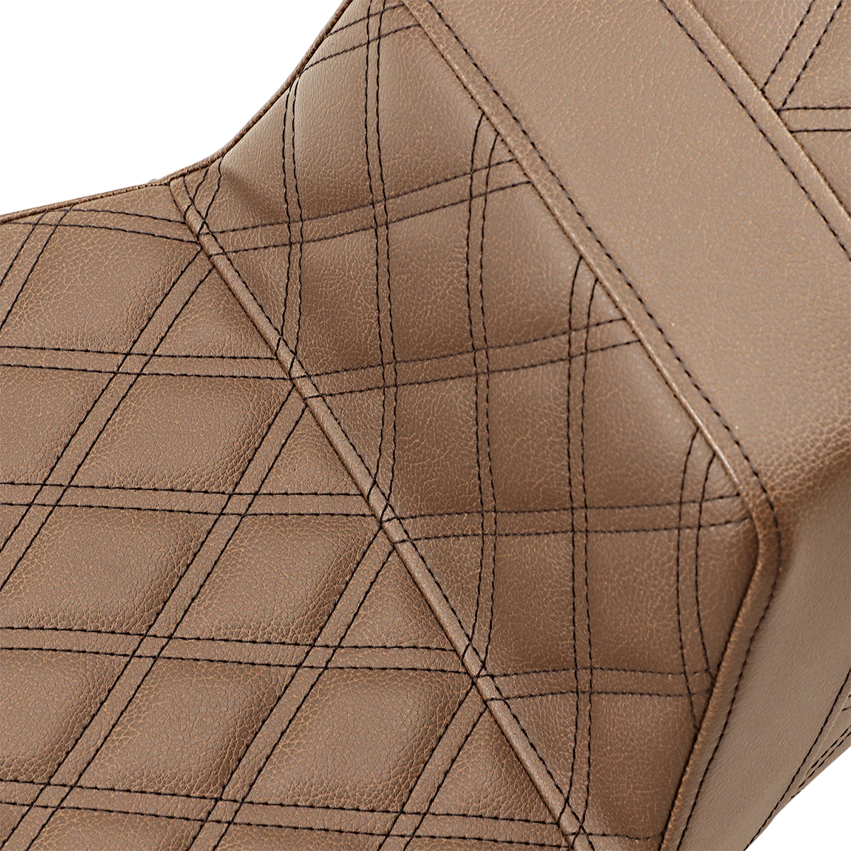 SADDLEMEN Step-Up Seat for FL (Extended Reach, Full Lattice Stitch, Brown)