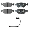 Hella Front Low-Met Disc Brake Pad w/Sensor for Audi A6 Quattro (2012–2014)