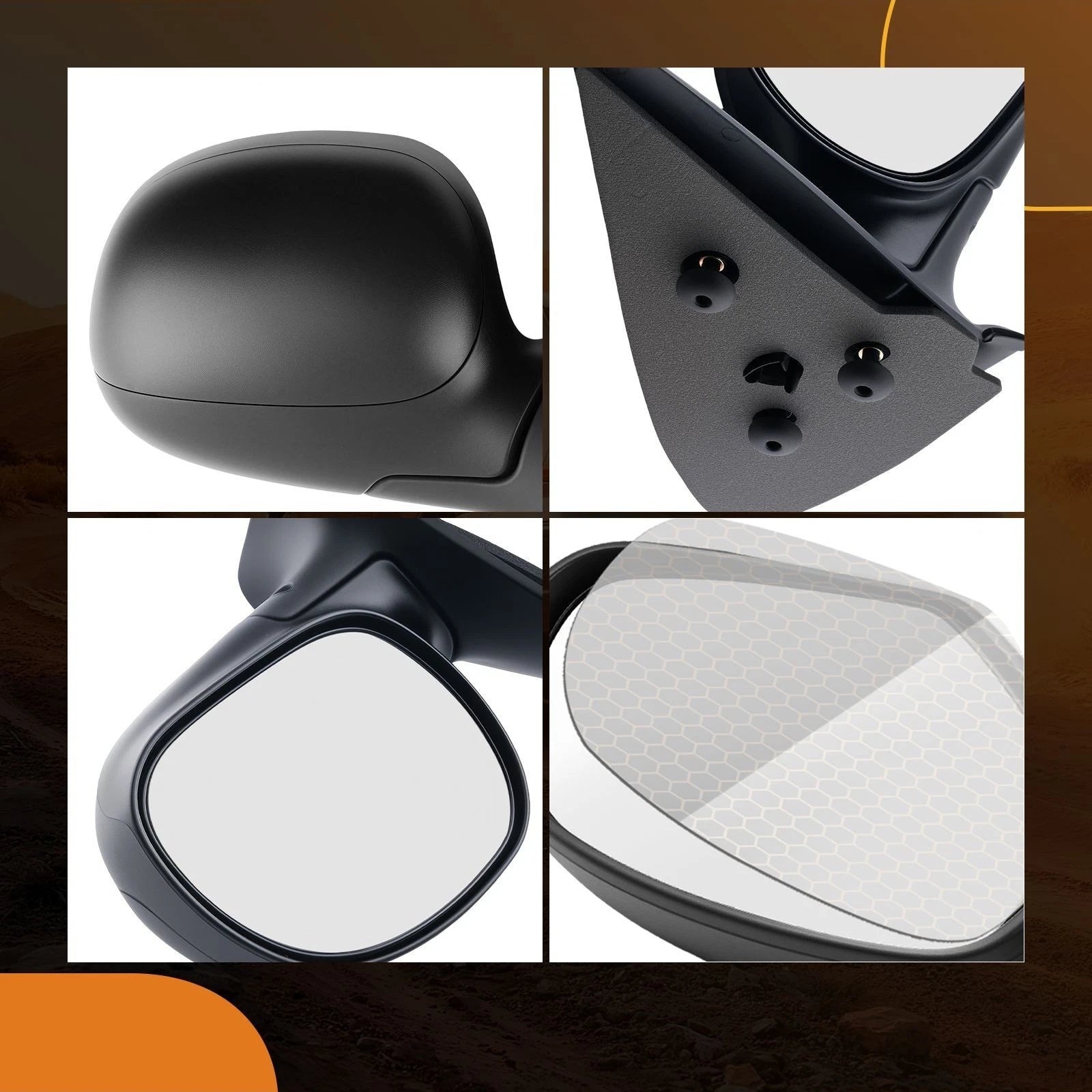 Right Side Manual Mirror for Ford Expedition (1998-2002)