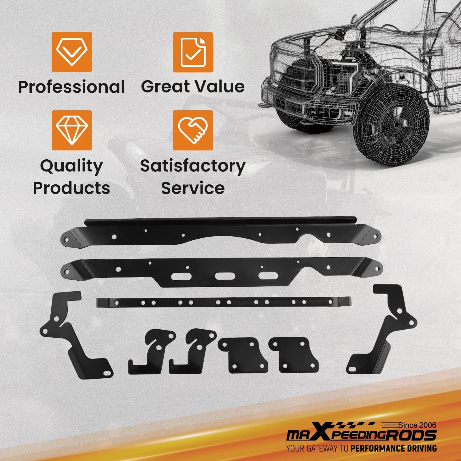 3" Front 2" Rear Lift Kit for Yamaha Wolverine 850 X2 X4 (2018–2022)