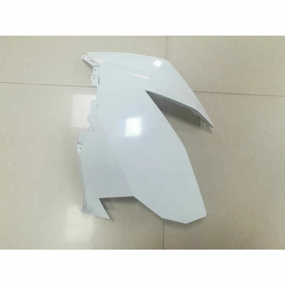 Set of 2 Unpainted White Fairing Panels for Kawasaki Ninja 400
