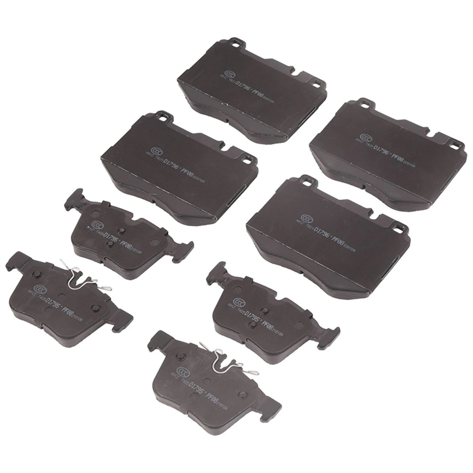 8X Ceramic Brake Pads Kit for Mercedes Benz C300 (2016-2021)