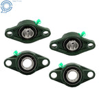 Set of 4 Self-Aligning Pillow Block Bearings for Various Applications