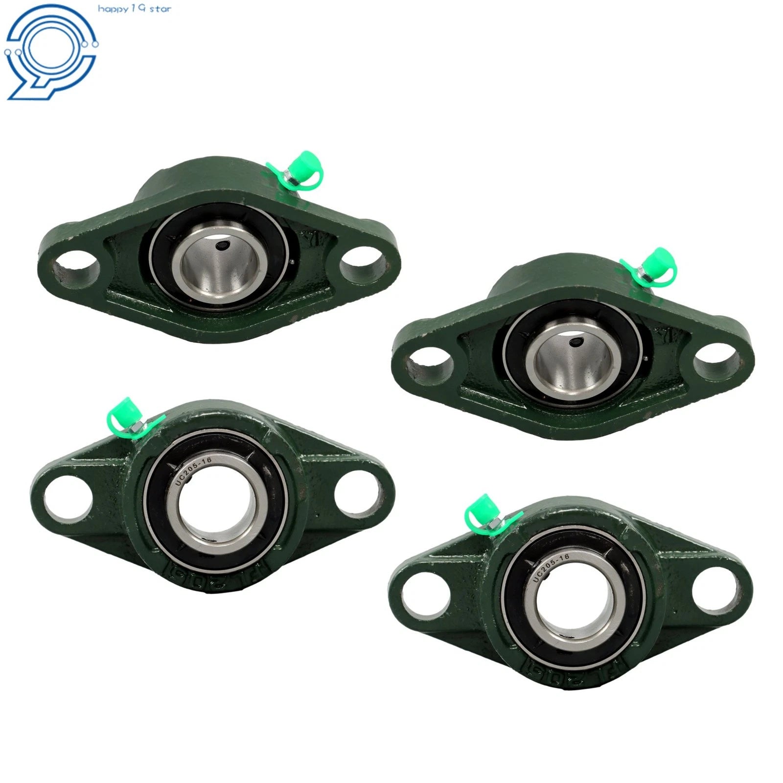 Set of 4 Self-Aligning Pillow Block Bearings for Various Applications